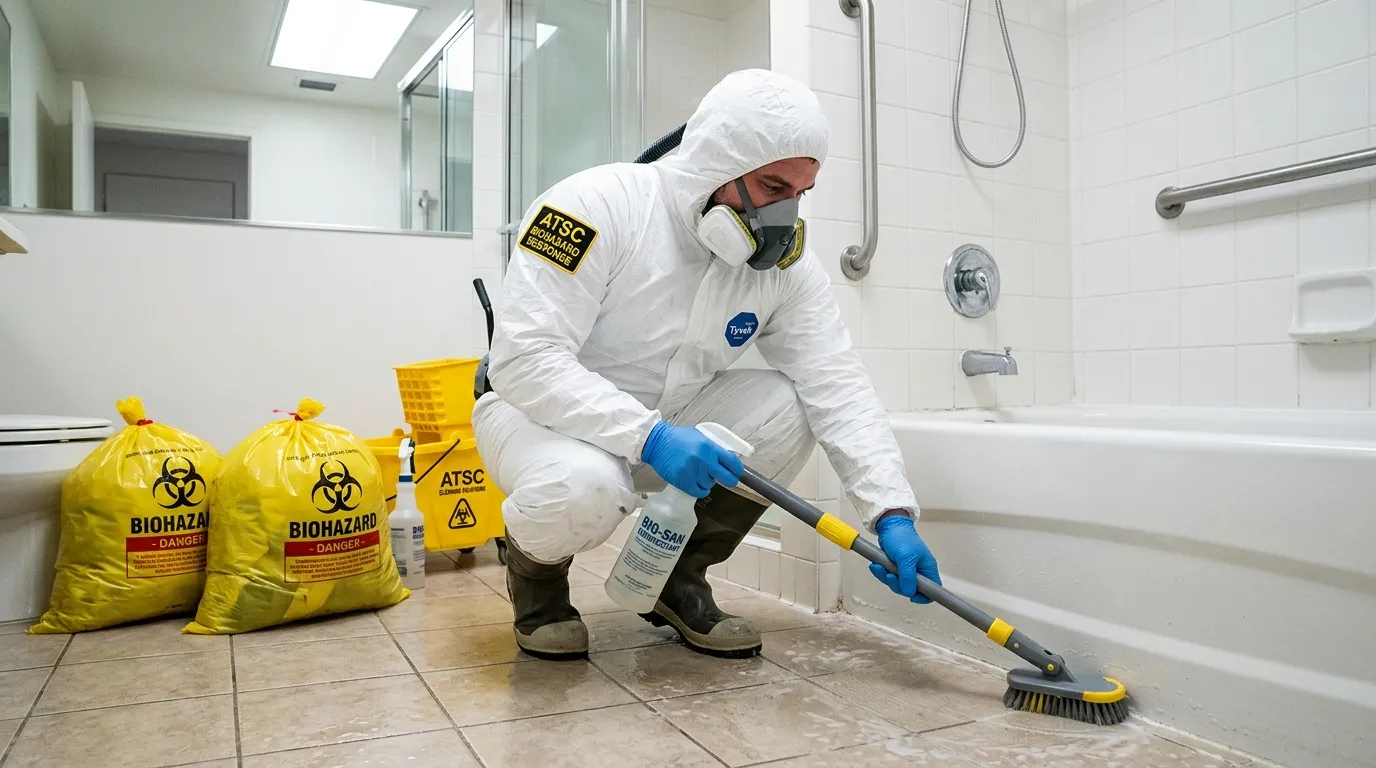 Decontamination equipment deployed for Blood Cleanup in Lakeview